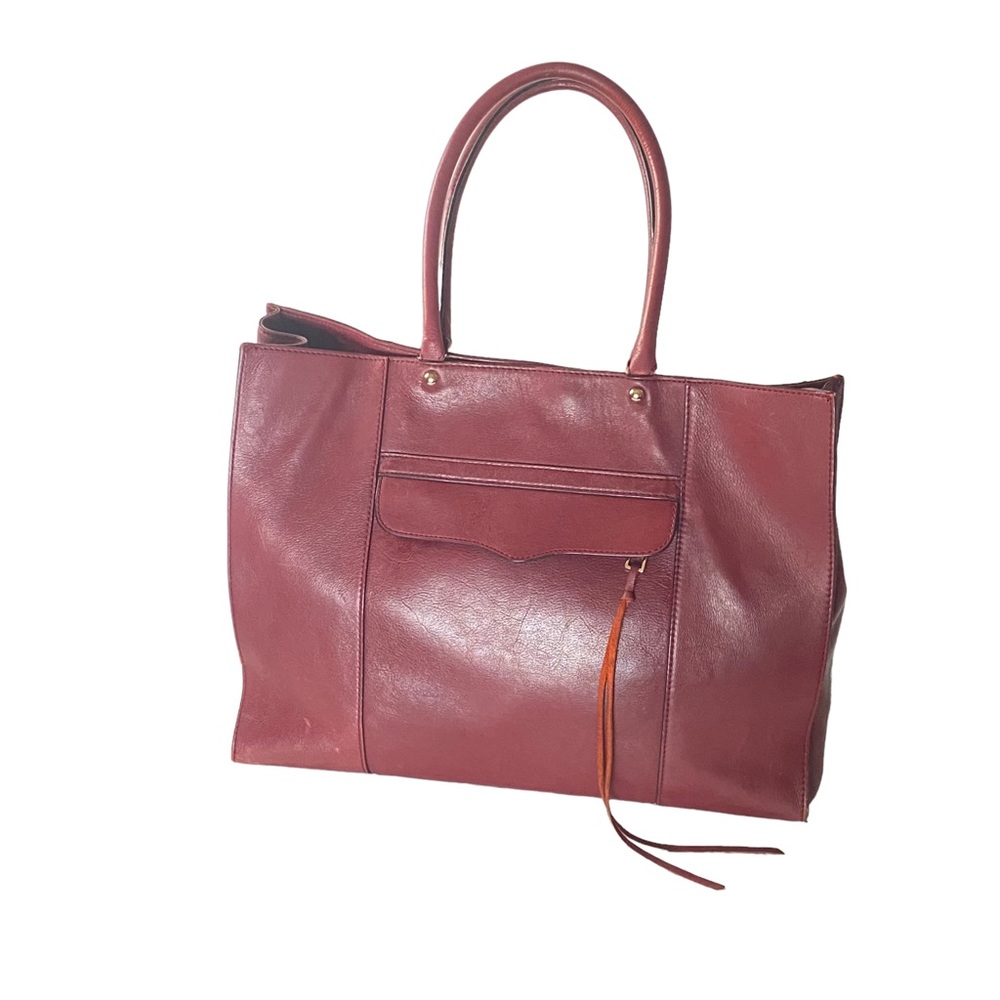 Rebecca minkoff burgundy large tote bag (77)